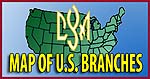 MAP of CYM branches in the US