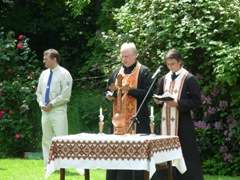 Reverend Father Ivo Khomyak and Very Reverend Bohdan Matviychuk